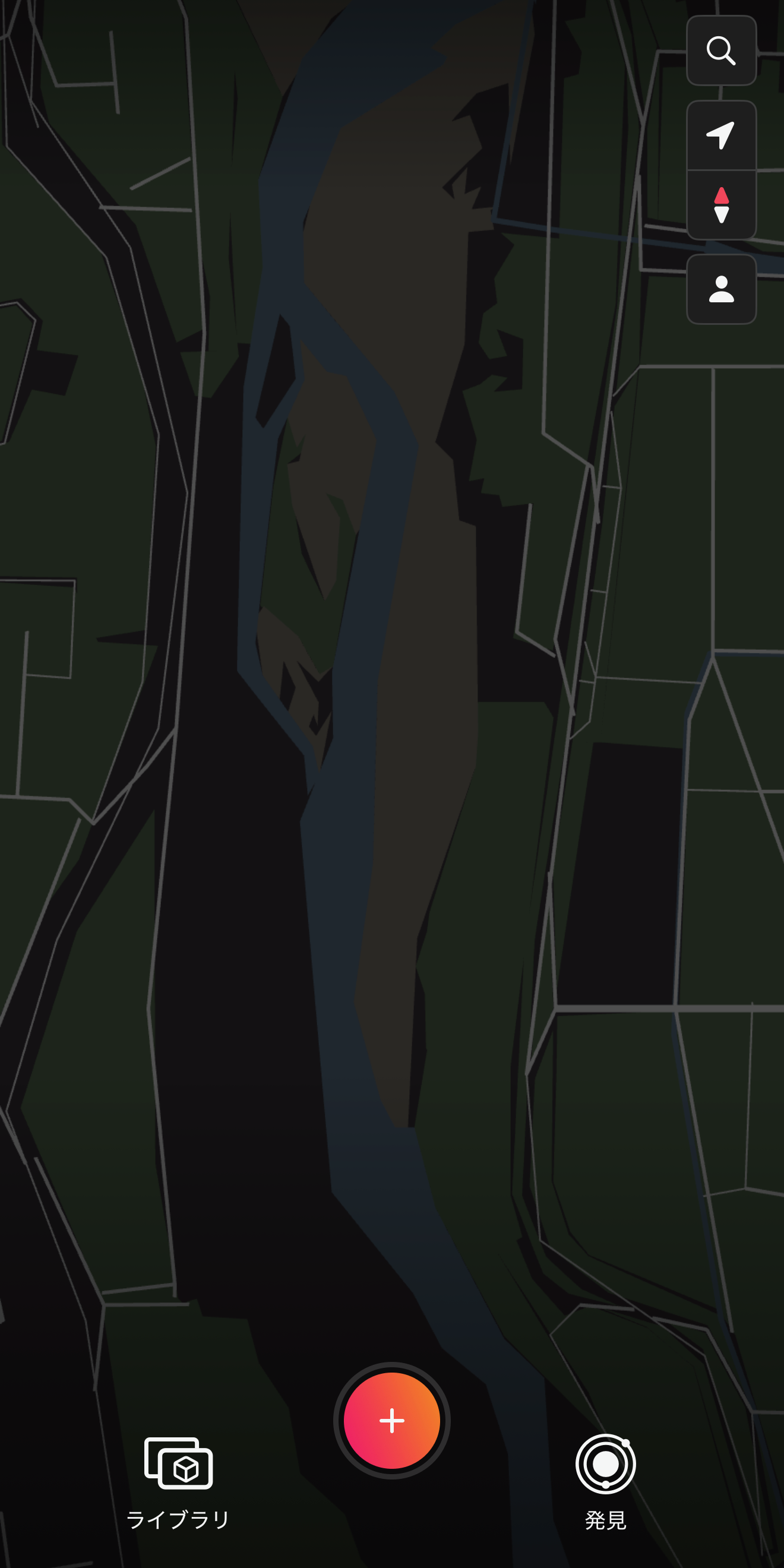 追加ボタンをタップ